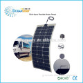 hotsale 75W Mono solar cells high efficiency semi flexible solar panel, High Quality Semi Flexible Solar Panel
